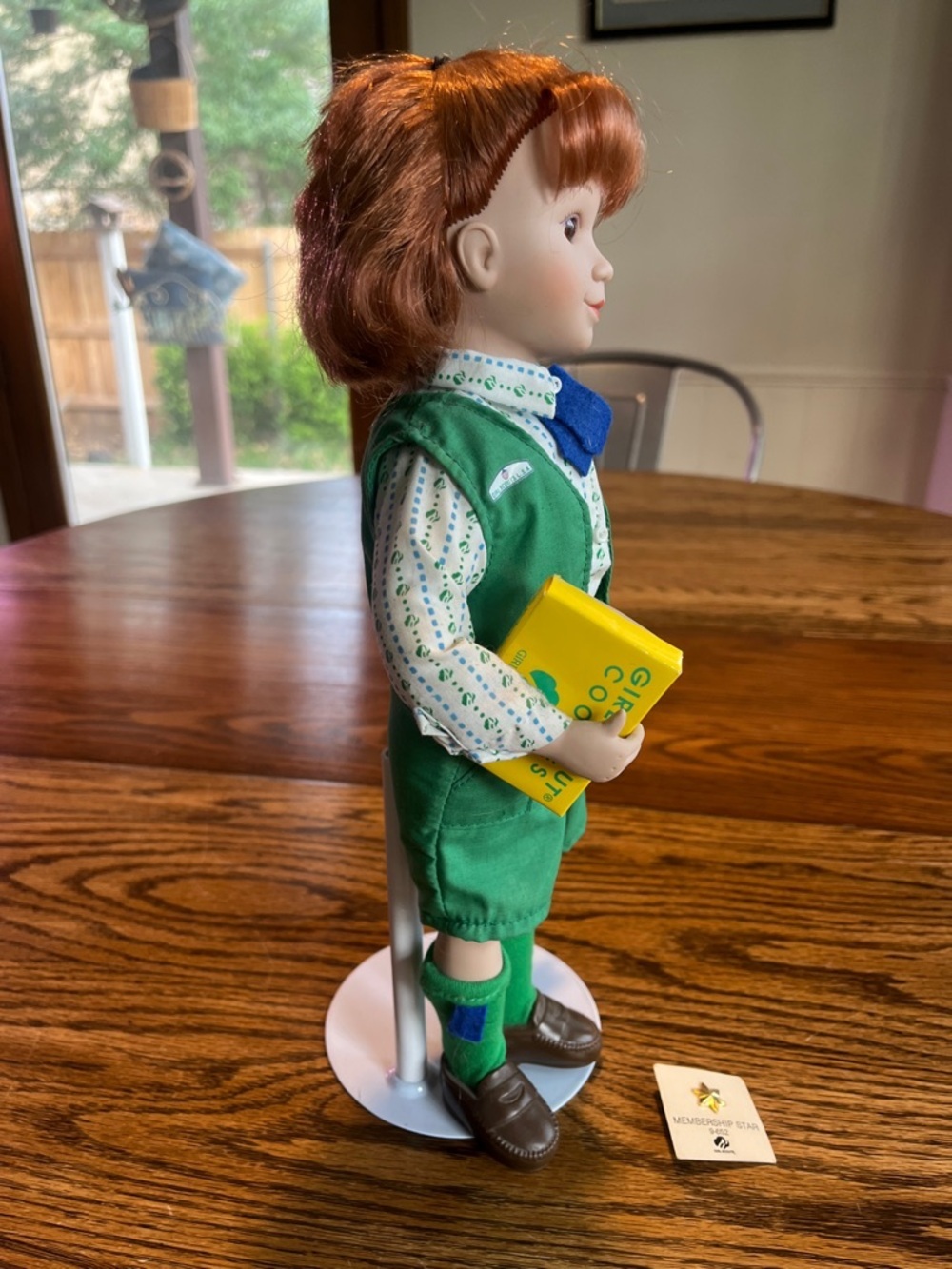 Vintage Girl Scout Doll with Membership Star ⭐️ - Picture 5 of 16